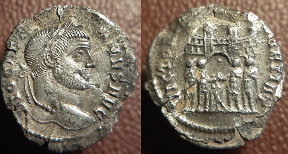 monnaies antiques romaines imperiales republicaines diocletien argenteus victoria sarmat