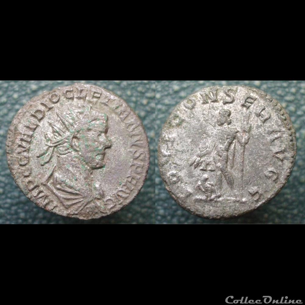 Dioclétien antoninien IOVI CONSER AVGG monnaies antiques romaines imperiales republicaines diocletien antoninien iovi conser avgg