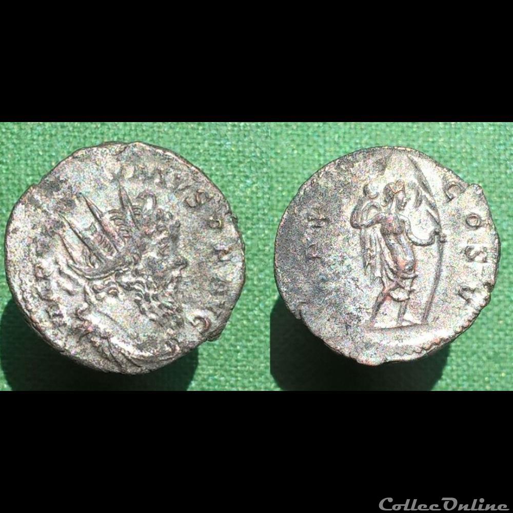 Postumus antoninien IMP X COS V monnaies antiquite av jc ap romaines republicaines imperiales postumus antoninien imp x cos v