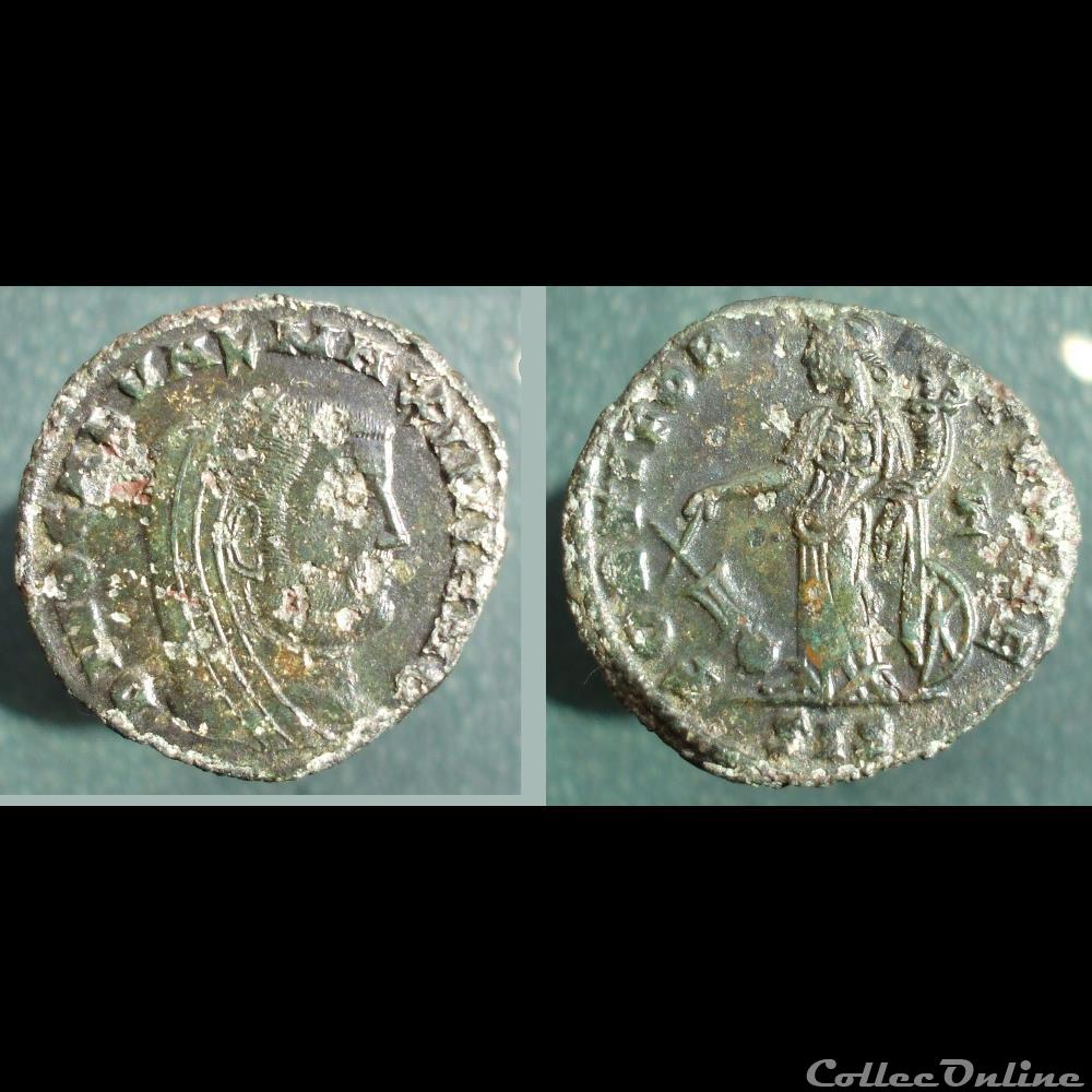 Divin Galère nummus Siscia monnaies antiques romaines imperiales et republicaines divin galere nummus siscia