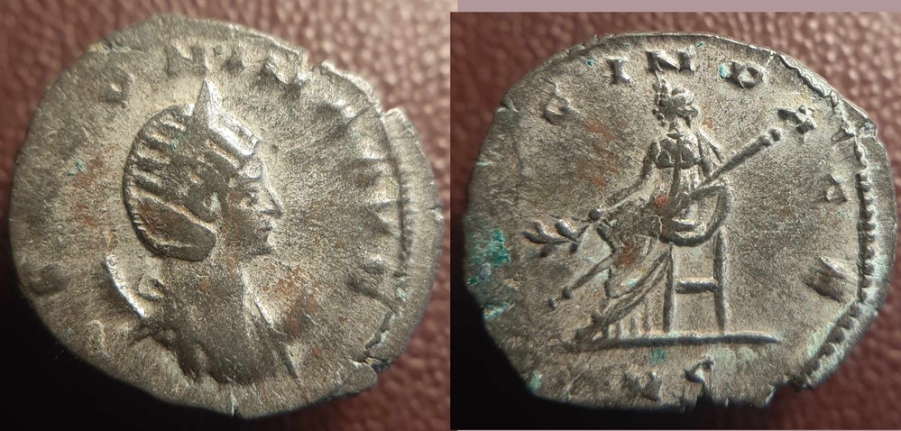 Salonine antoninien AVG IN PACE monnaies antiques romaines imperiales et republicaines salonine antoninien avg in pace