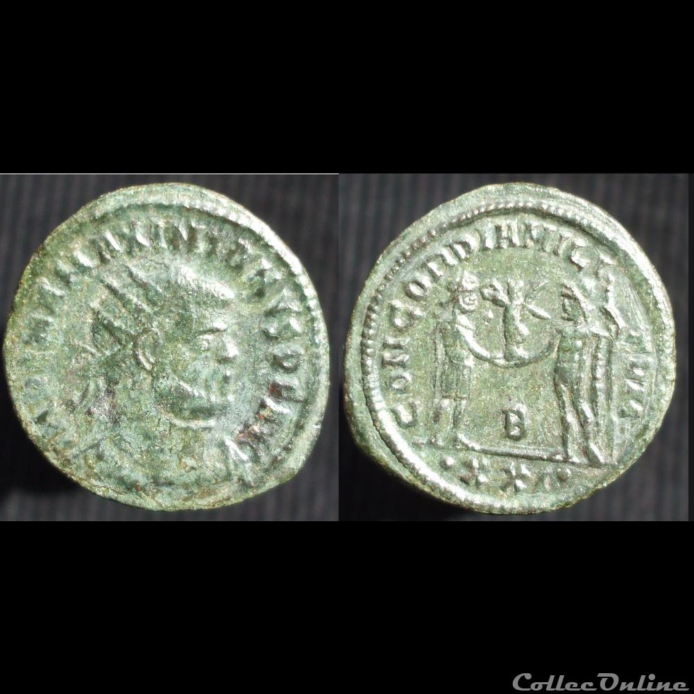 Maximien antoninien Concordia Héraclée monnaie antique romaine maximien antoninien concordia heraclee