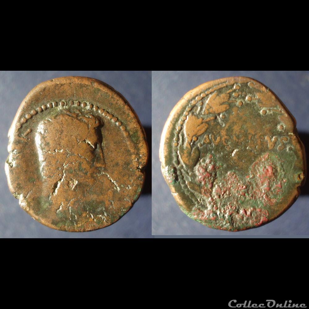 monnaies antiquite av jc ap romaines republicaines imperiales auguste as antioche rpc4100