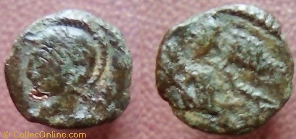 Constantinopolis (imitation) monnaie antique av jc ap romaine constantinopolis imitation