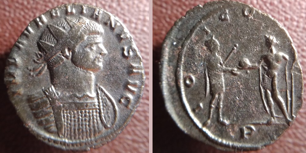 monnaies antiques romaines imperiales et republicaines aurelien antoninien iovi conser milan