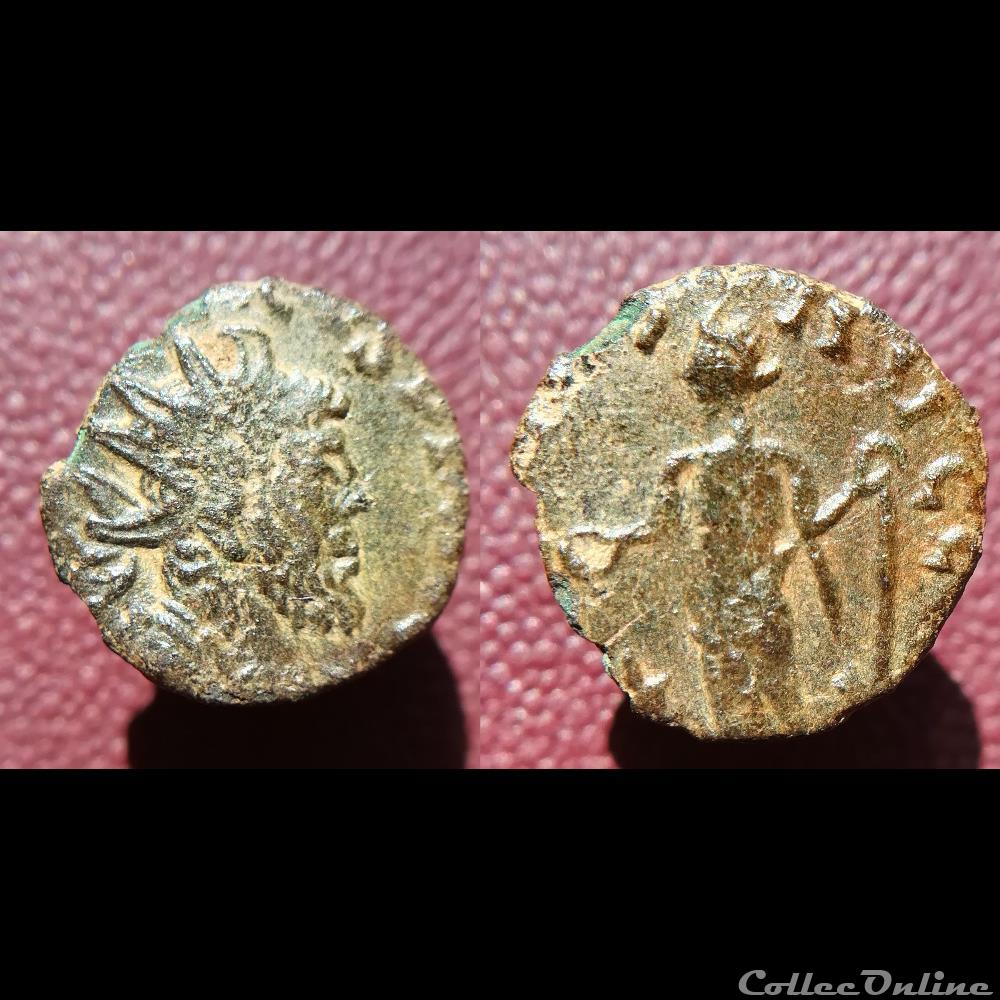monnaie antique romaine tetricus i salus avgg ou imitation