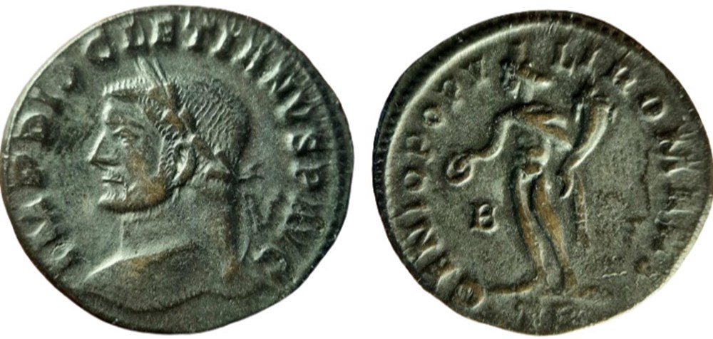 Dioclétien Trèves nummus GPR 185a tête à gauche monnaies antiques romaines imperiales republicaines diocletien treves nummus gpr 185a tete a gauche
