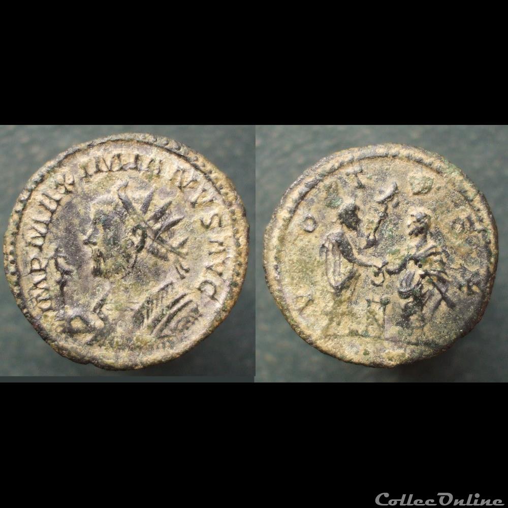 Maximien antoninien Lyon VOTIS X monnaie antique romaine maximien antoninien lyon votis x