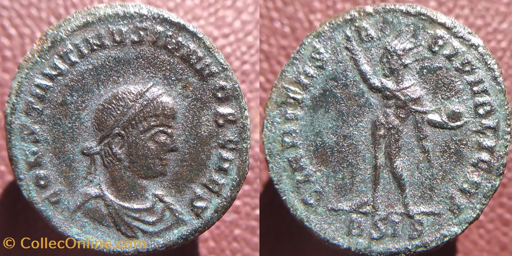 Constantin II Siscia Claritas Reipublicae monnaies antiques romaines imperiales et republicaines constantin ii siscia claritas reipublicae