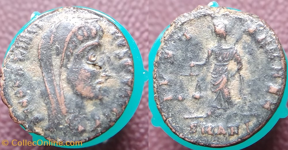 Divin Constantin ae3/4 Antioche IVST VEN MEM monnaies antiquite av jc ap romaines republicaines imperiales divin constantin ae3 4 antioche ivst ven mem