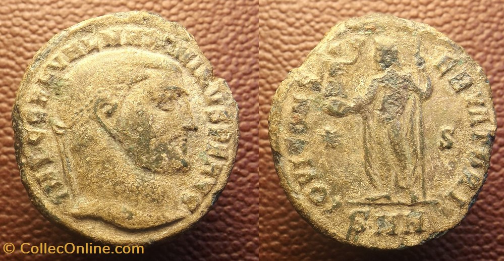 Maximin II nummus Nicomédie IOVI CONSERVATORI monnaies antiques romaines imperiales et republicaines maximin ii nummus nicomedie iovi conservatori