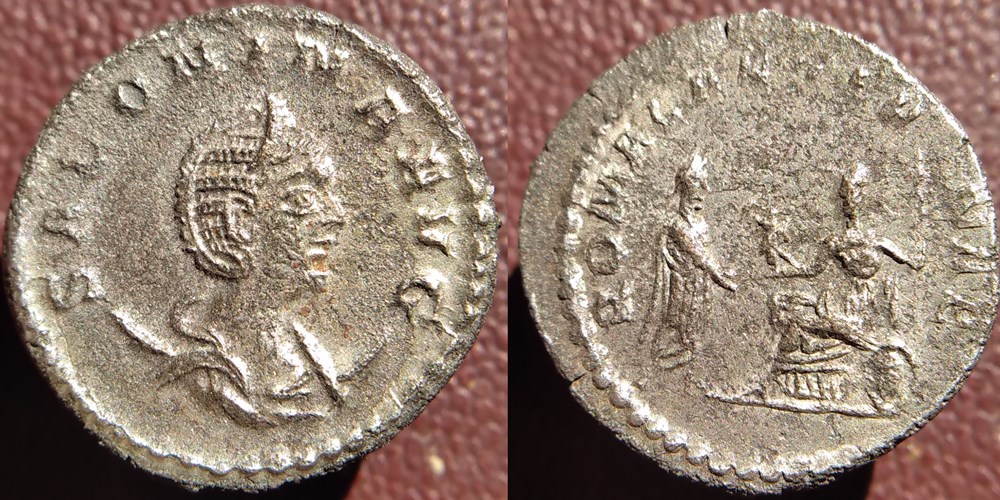 monnaies antiques romaines imperiales republicaines salonine antoninien romae aeternae