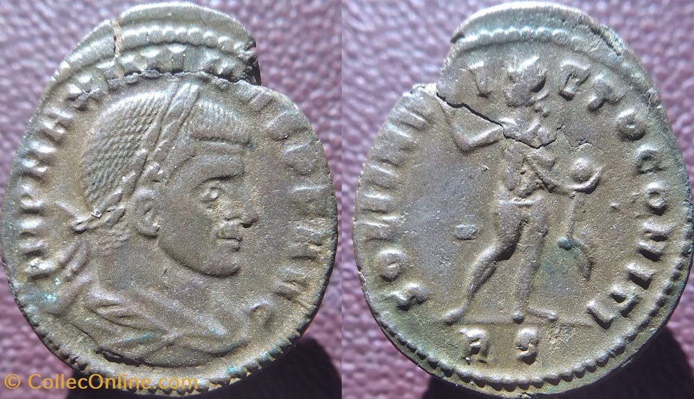 Maximin Rome nummus SOL INVICTO COMITI monnaies antiques romaines imperiales et republicaines maximin rome nummus sol invicto comiti