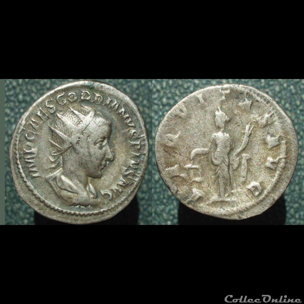 monnaies antiques romaines imperiales et republicaines gordien iii antoninien aequitas