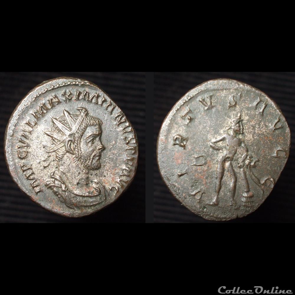 Maximien antoninien Lyon Virtus monnaies antiques romaines imperiales et republicaines maximien antoninien lyon virtus