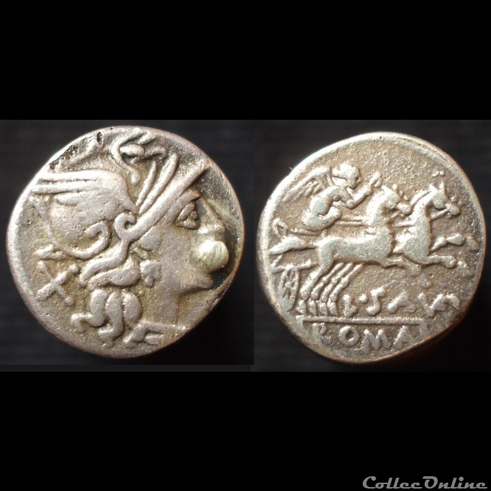 monnaies antiquite av jc ap romaines republicaines imperiales denier saufeia faux moderne