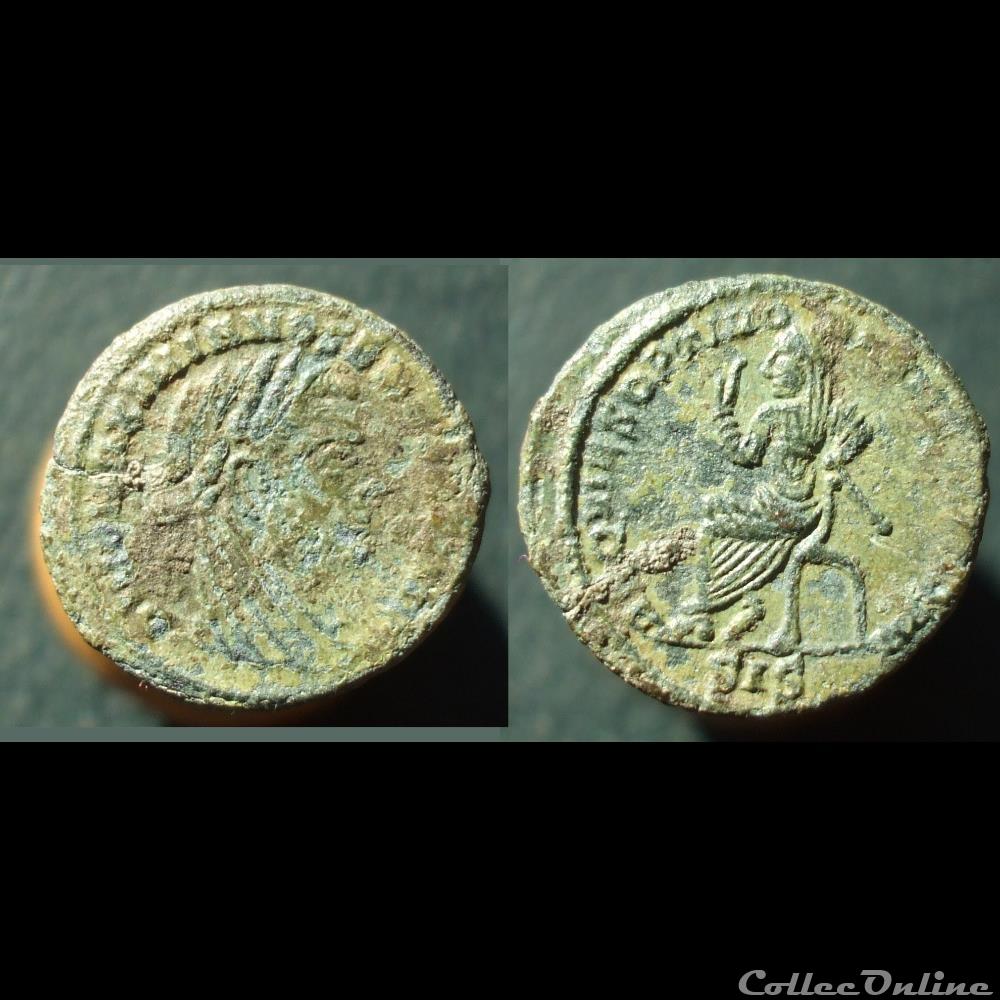 Maximien Quart de Nummus Siscia 2 monnaie antique romaine maximien quart de nummus siscia 2