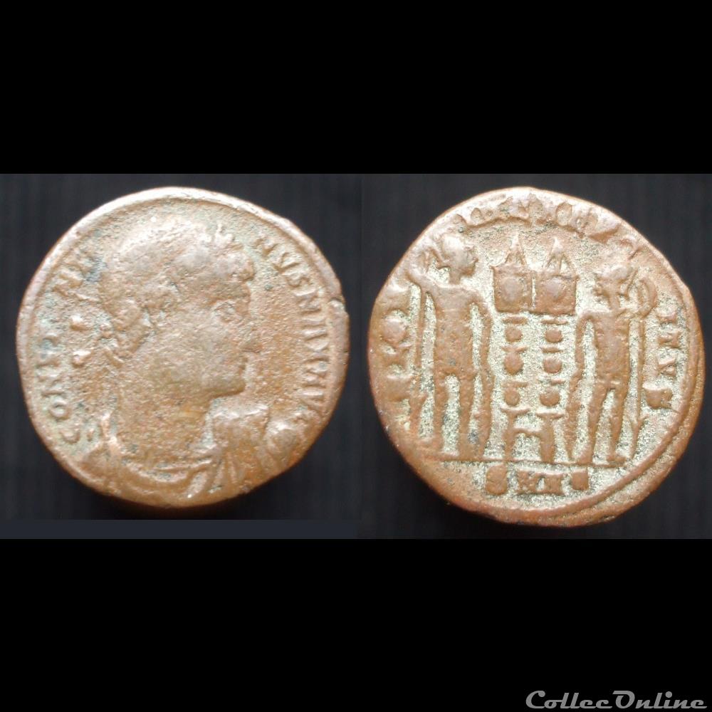 monnaie antique romaine constantin cyzique ge