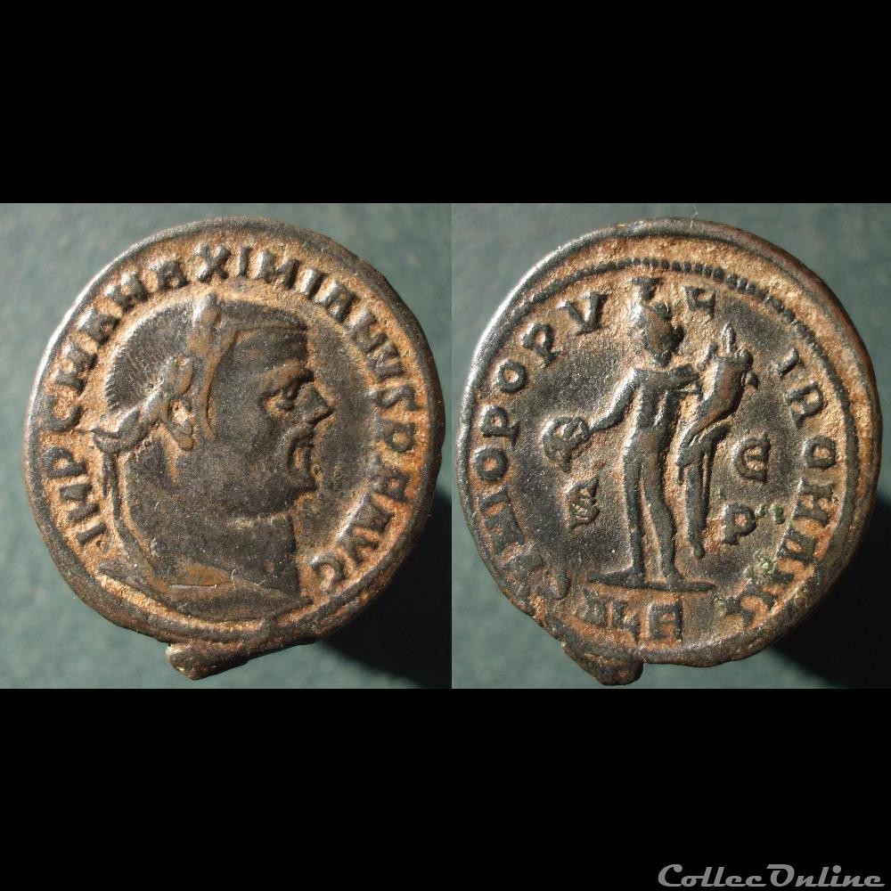 Maximien nummus Alexandrie GPR monnaies antiques romaines imperiales et republicaines maximien nummus alexandrie gpr