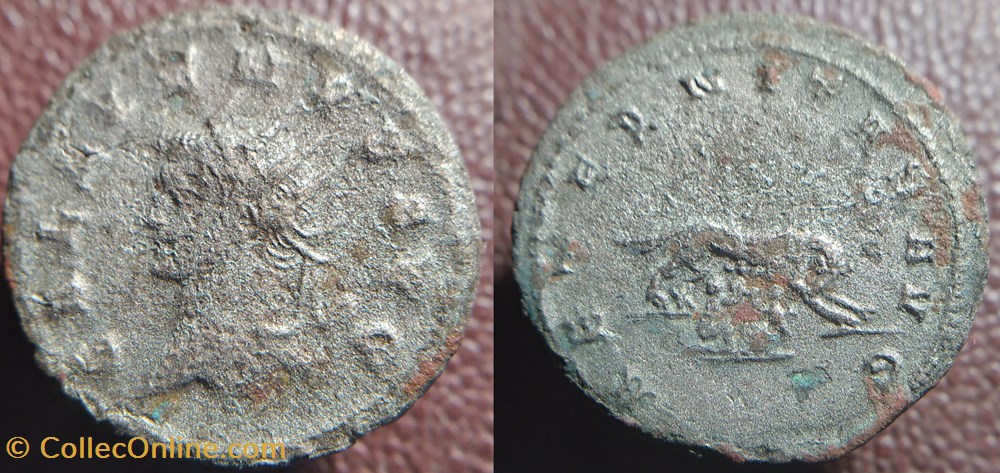 monnaies antiques romaines imperiales republicaines gallien antoninien aeternitas avg