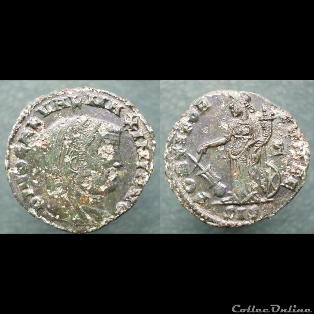 Divin Galère nummus Siscia monnaies antiques romaines imperiales et republicaines divin galere nummus siscia