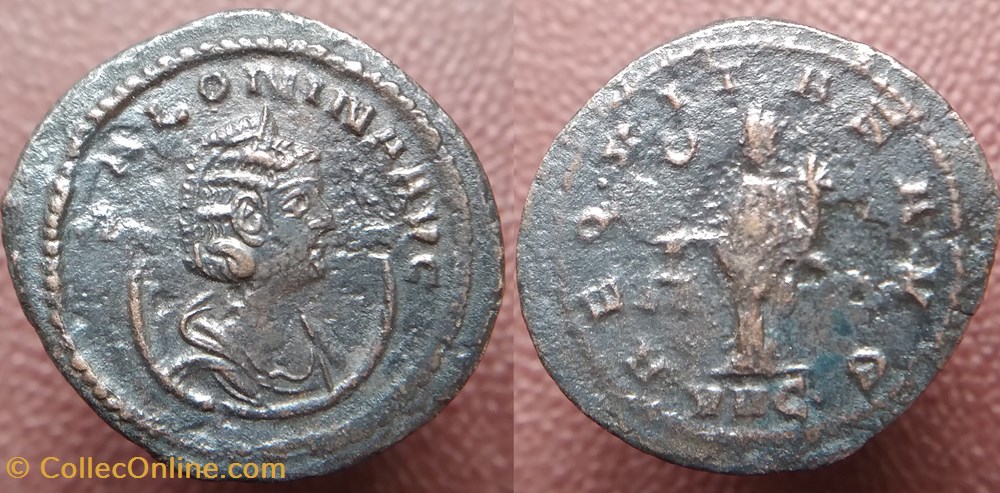 monnaies antiques romaines imperiales et republicaines salonine antonien antioche aeqvitas