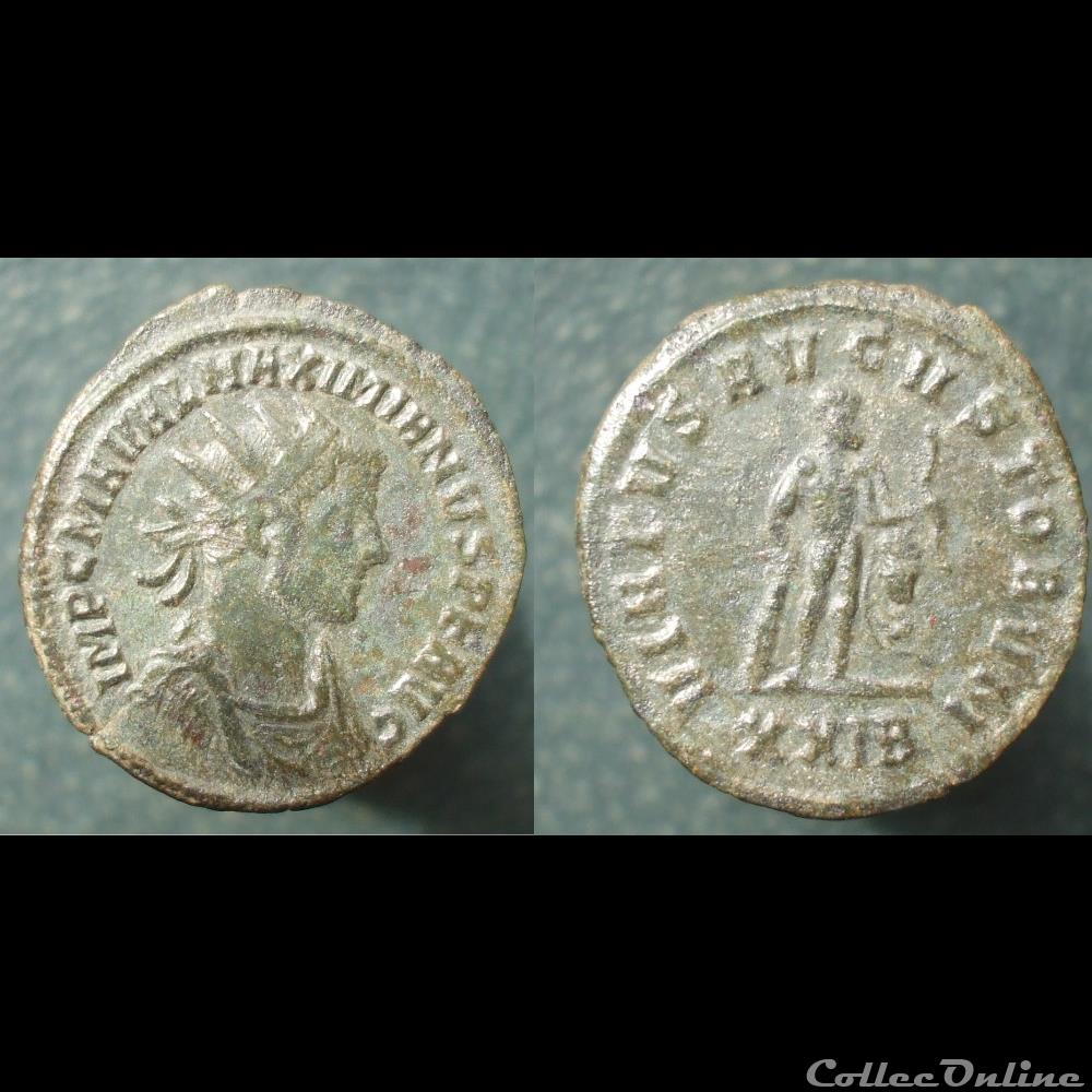 Maximien, antoninien, Rome, Virtus Augustorum monnaies antiques romaines imperiales et republicaines maximien antoninien rome virtus augustorum