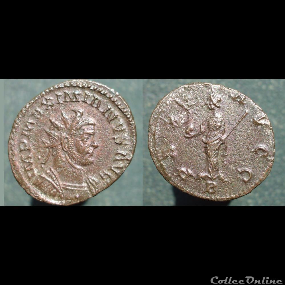 Maximien antoninien Lyon Pax 2 monnaies antiques romaines imperiales et republicaines maximien antoninien lyon pax 2