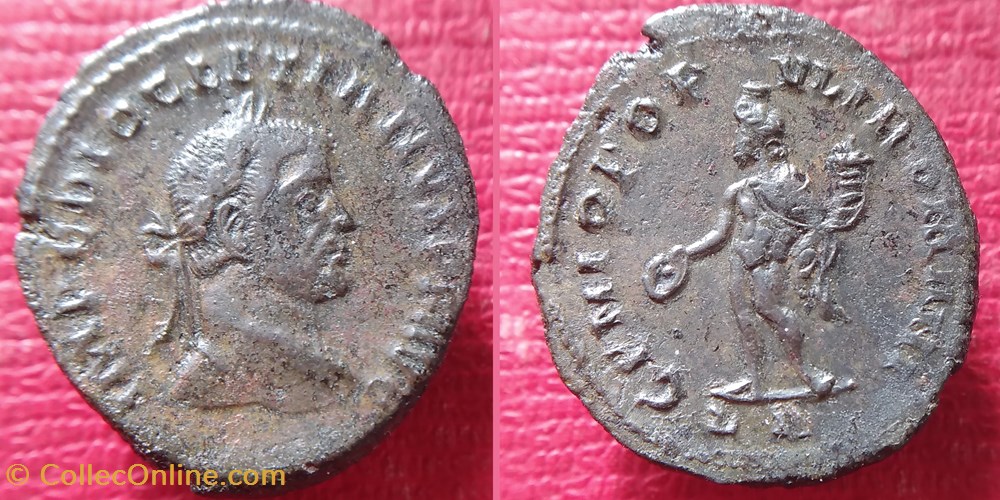 Dioclétien nummus Lyon GENIO POPV-LI ROMANI | LA monnaies antiques romaines imperiales republicaines diocletien nummus lyon genio popv li romani la