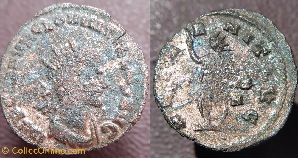monnaies antiquite jc ap romaines republicaines imperiales quintille antoninien aeternit avg