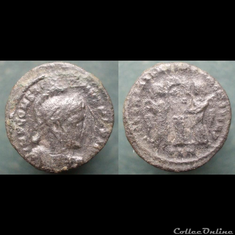 Constantin, Londres, VICTORIAE LAETAE PRINC PERP monnaies antiques romaines republicaines imperiales constantin londres victoriae laetae princ perp