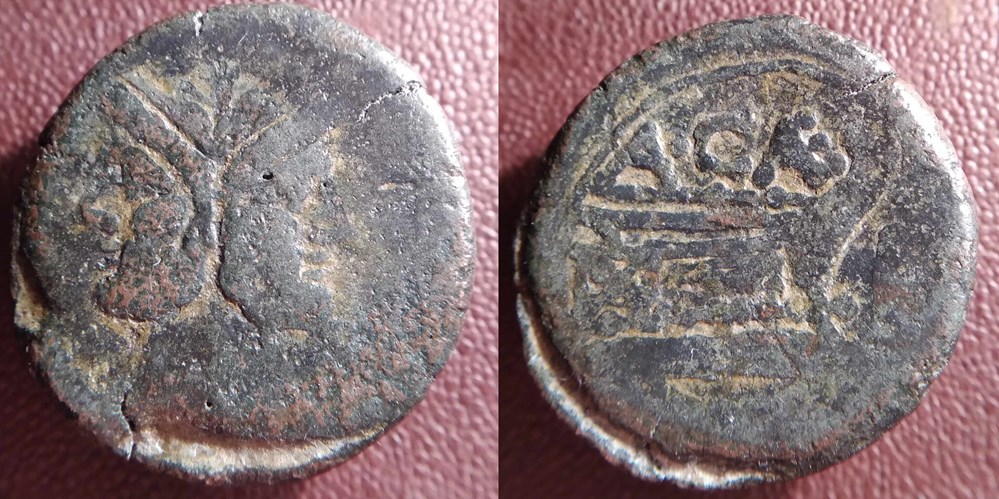 monnaies antiques romaines imperiales et republicaines as caecilia rrc 174 1