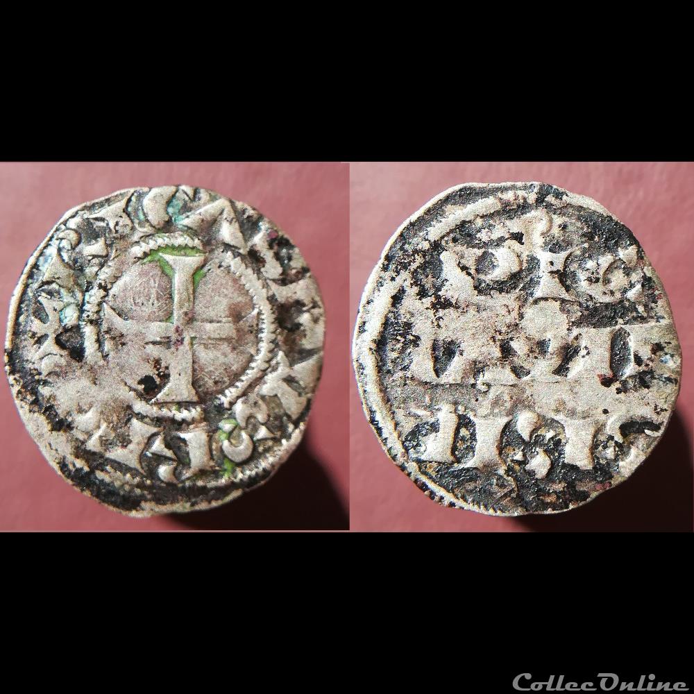 Denier Richard Coeur de Lion Poitou monnaie france feodale denier richard coeur de lion poitou