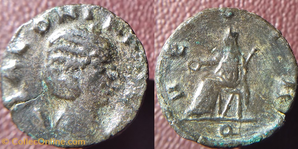 monnaies antiques romaines republicaines imperiales salonine antoninien vesta