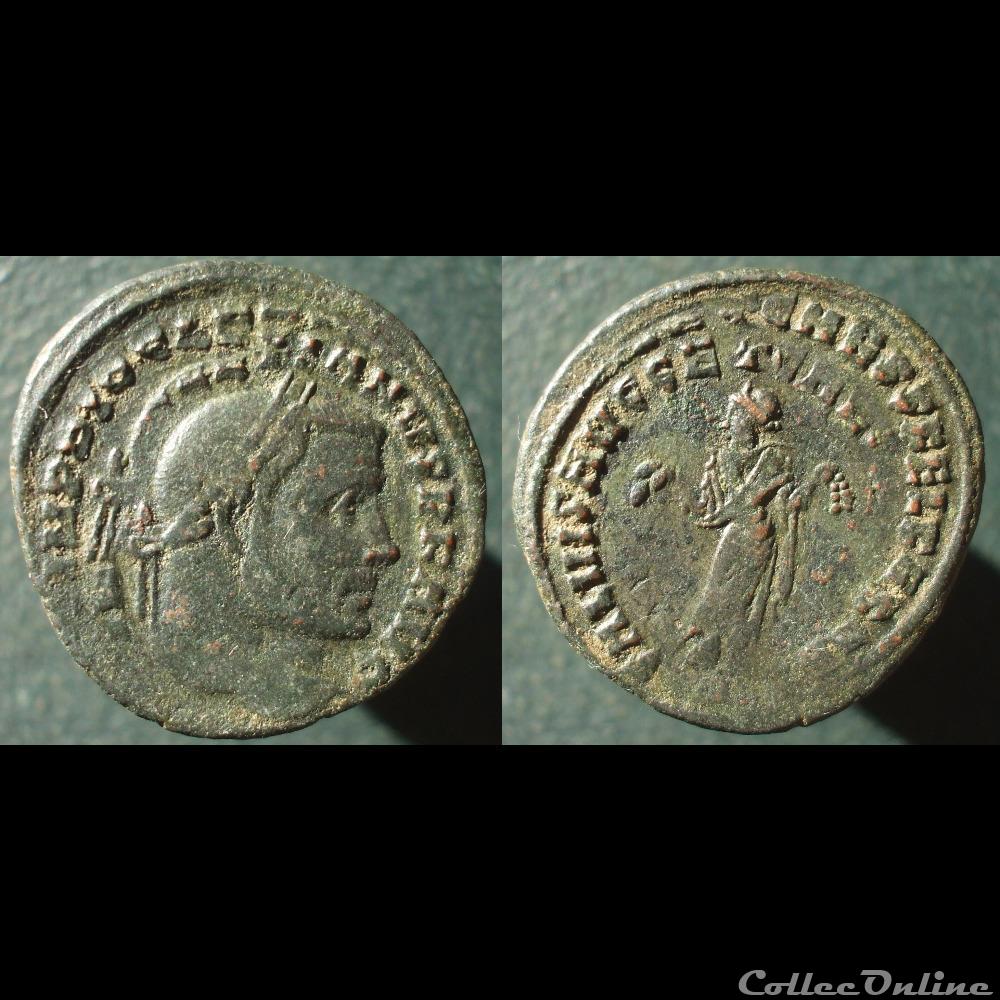 Dioclétien nummus Carthage monnaie antique romaine diocletien nummus carthage