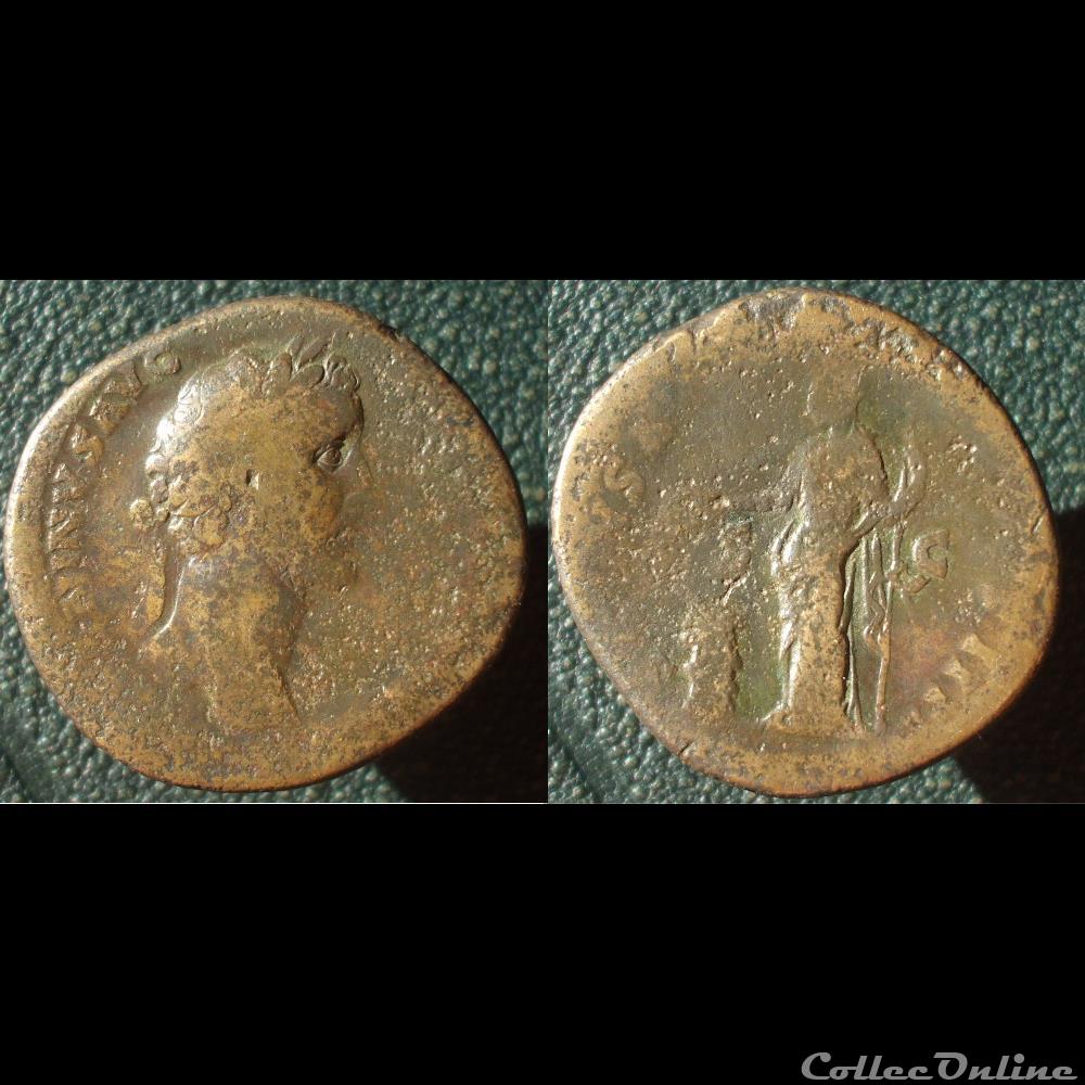 monnaie antique romaine antonin sesterce