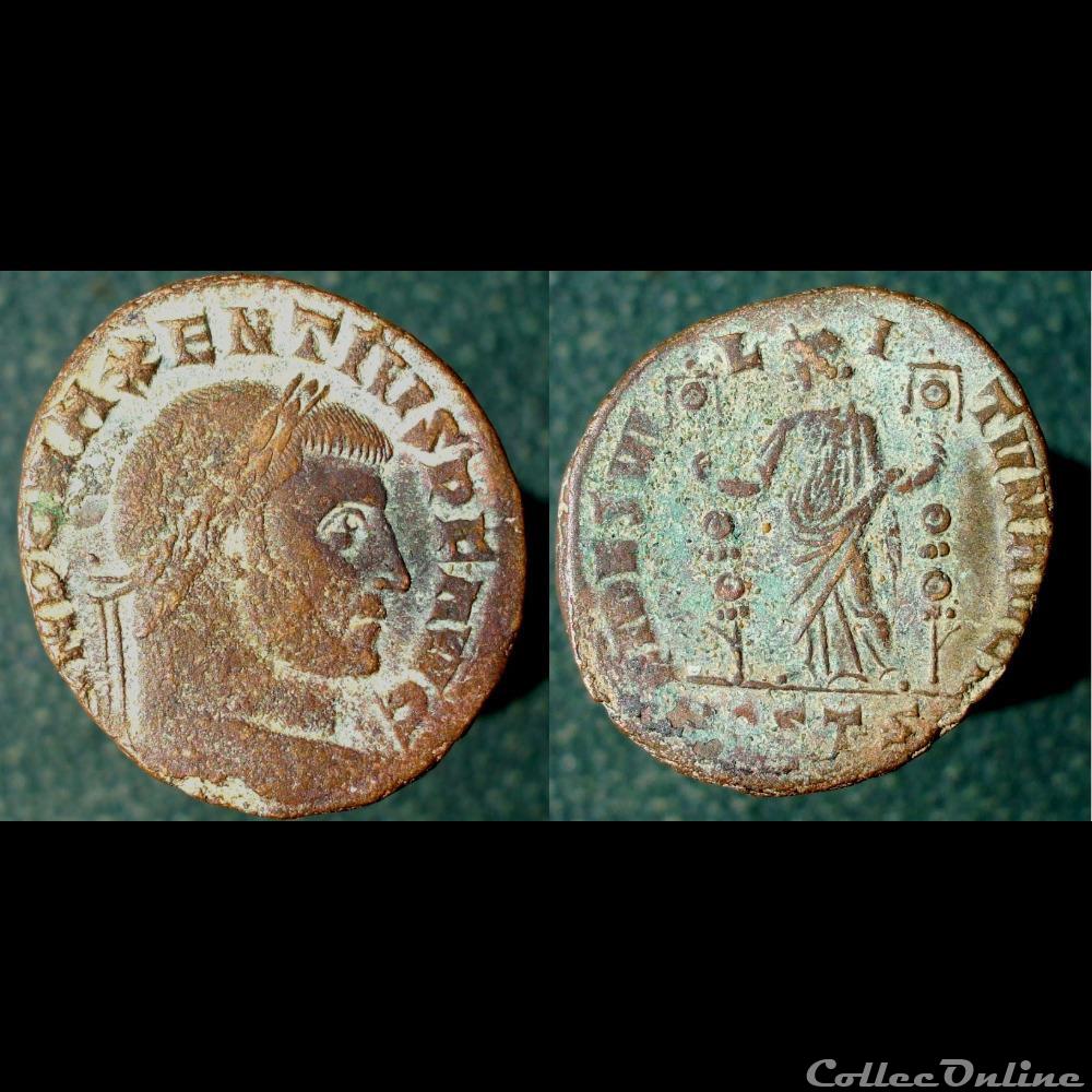 monnaie antique romaine maxence nummus ostie fides