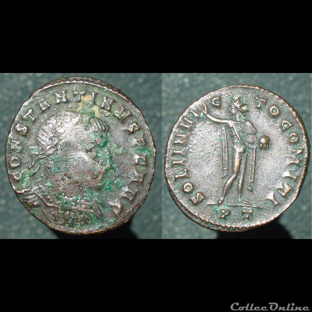Constantin Sol Ticinum monnaies antiques romaines imperiales et republicaines constantin sol ticinum