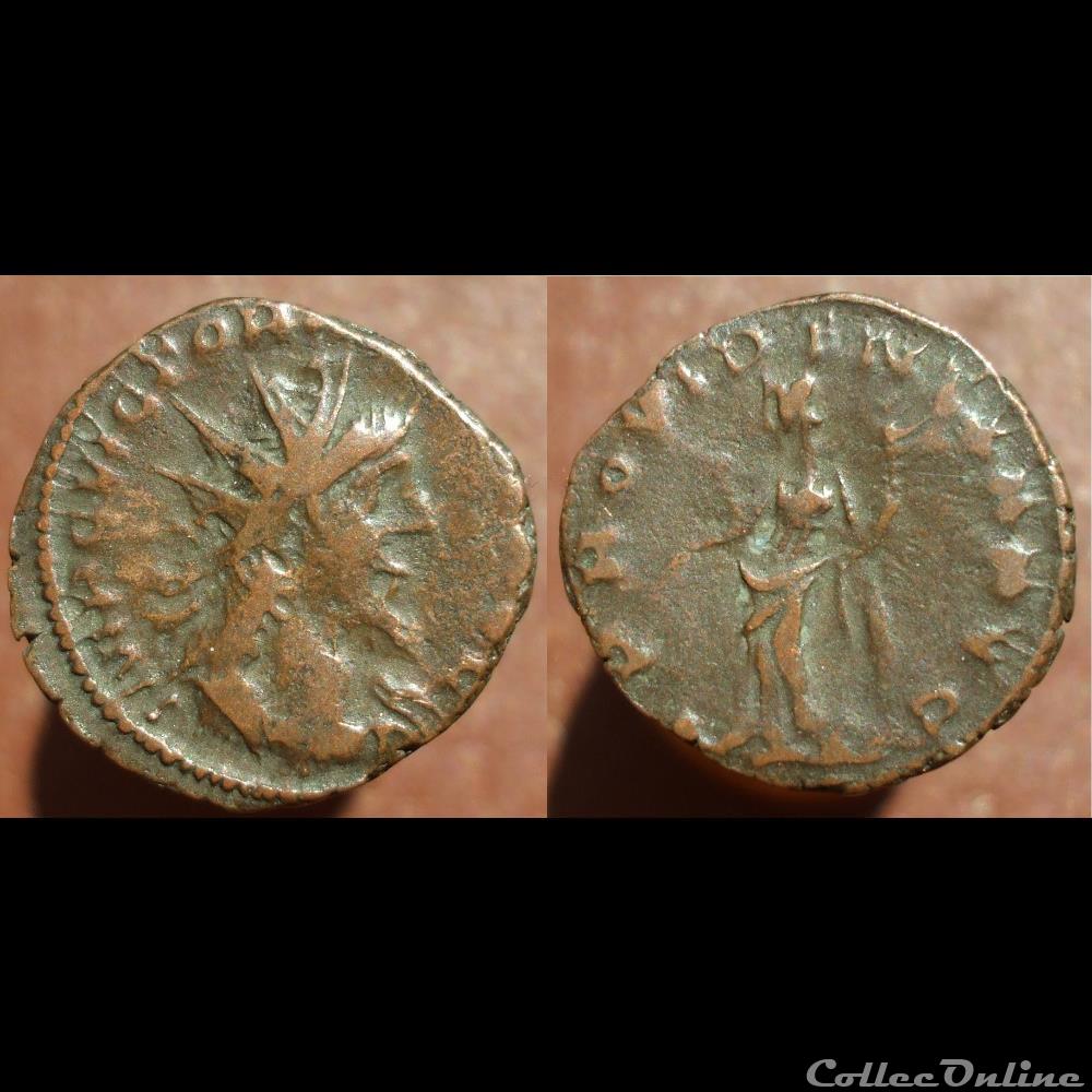 Victorinus antoninien Providentia monnaie antique romaine victorinus antoninien providentia