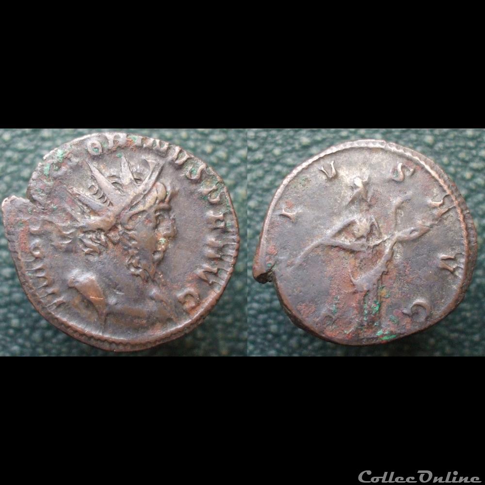Victorinus antoninien Salus monnaie antique romaine victorinus antoninien salus