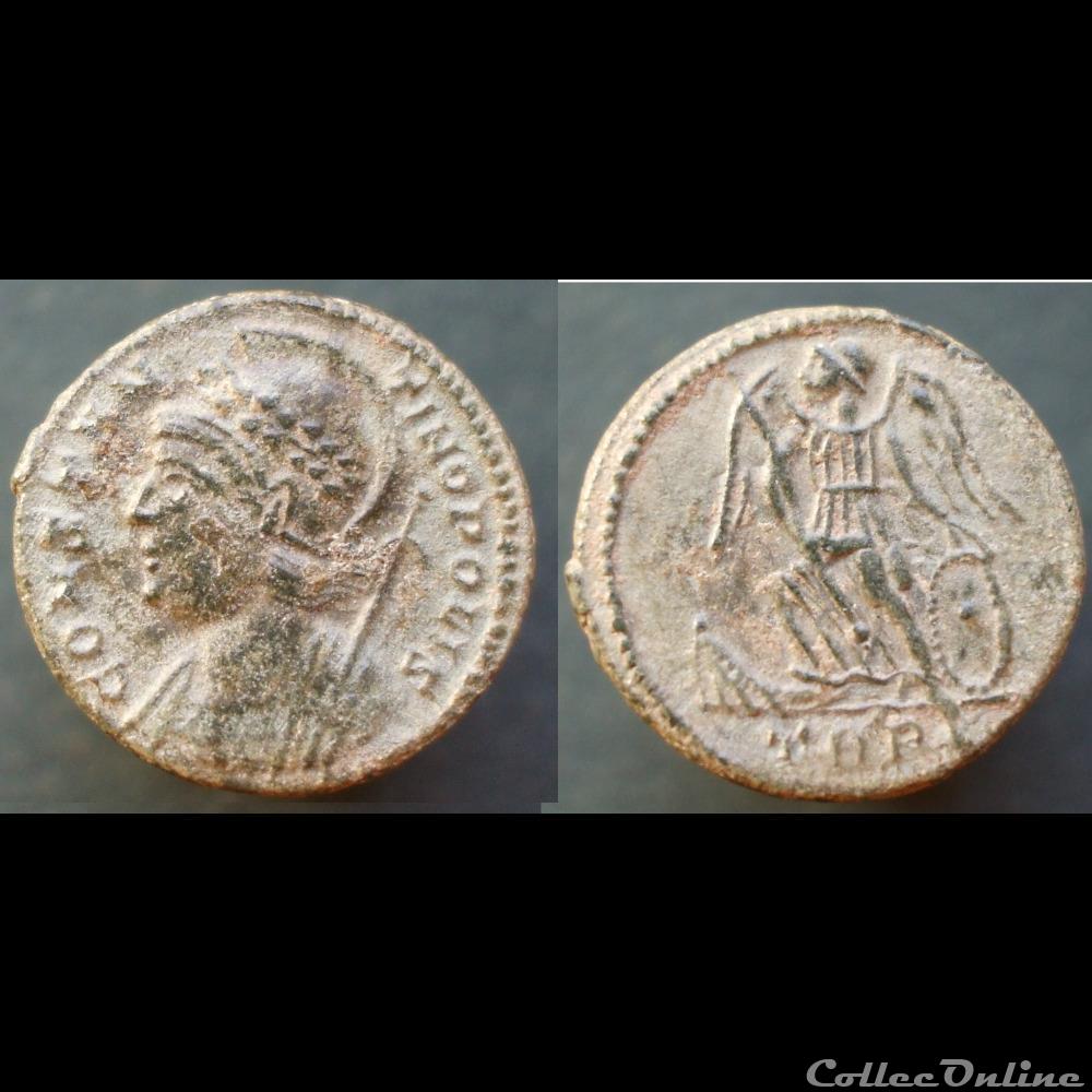 Constantinopolis Trèves monnaie antique romaine constantinopolis treves