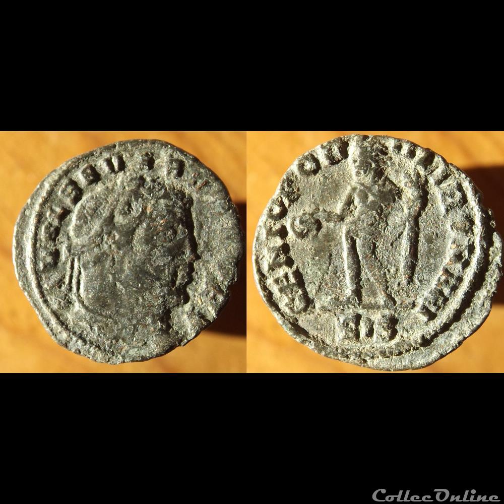 Sévère II césar quart de nummus Siscia monnaies antiquite av jc ap romaines republicaines imperiales severe ii cesar quart de nummus siscia