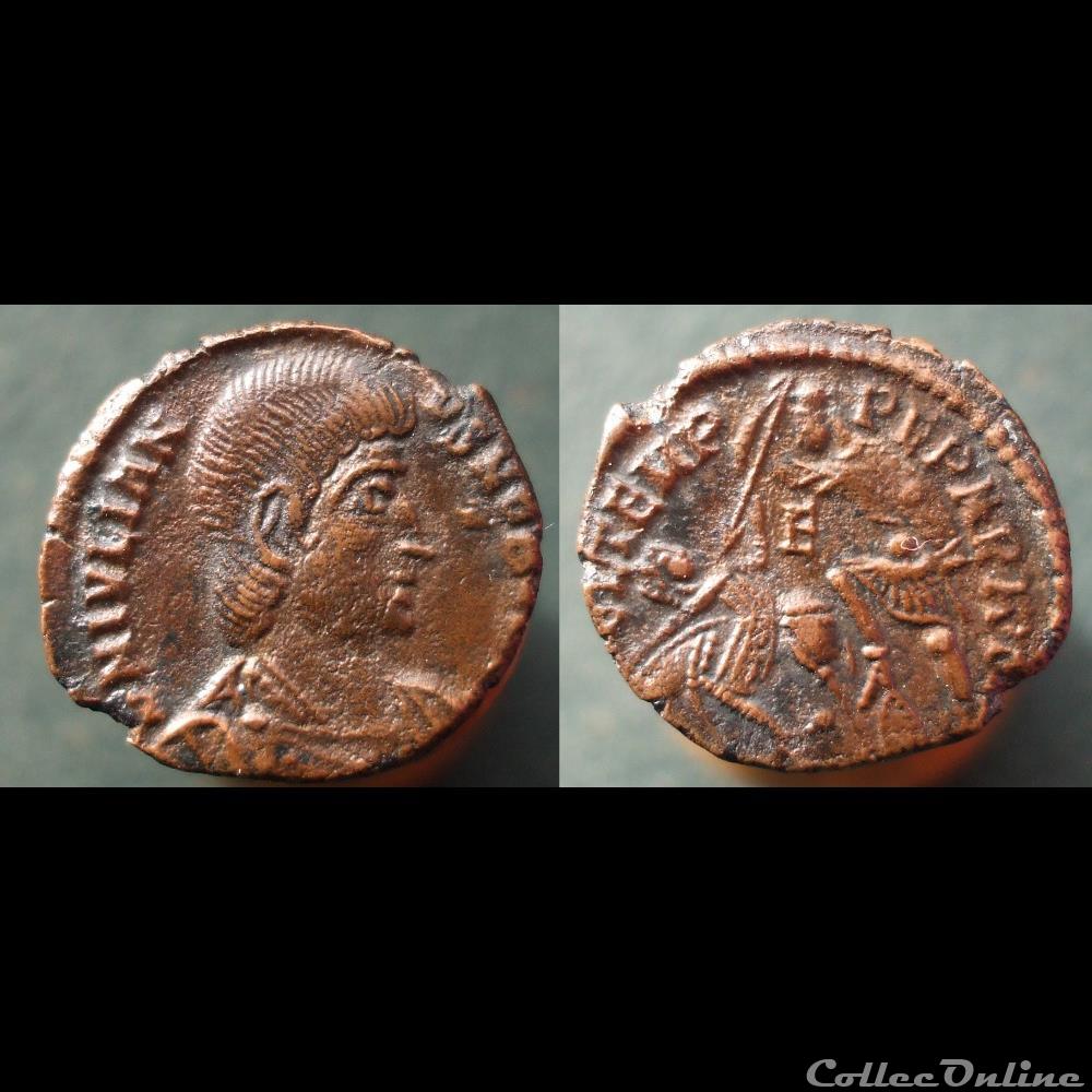 monnaie antique romaine julien ii ae3 fel temp reparatio