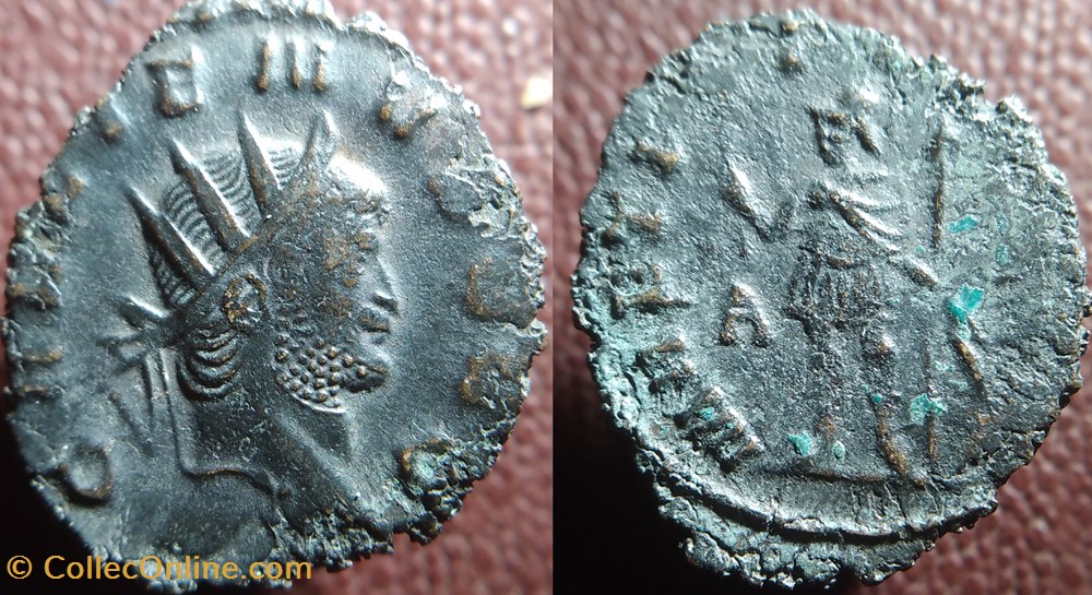 monnaies antiques romaines imperiales et republicaines gallien antoninien marti pacifero rome