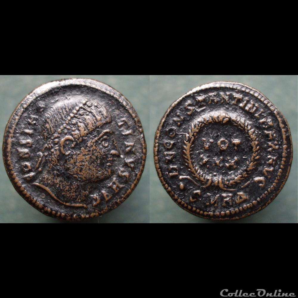 Constantin Héraclée Vot XXX monnaies antiques romaines imperiales et republicaines constantin heraclee vot xxx