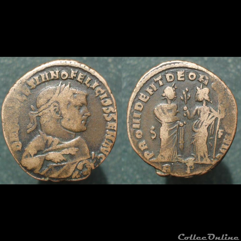 Dioclétien nummus Provident Rome monnaie antique av jc a ap romaine republicaine imperiale diocletien nummus provident rome