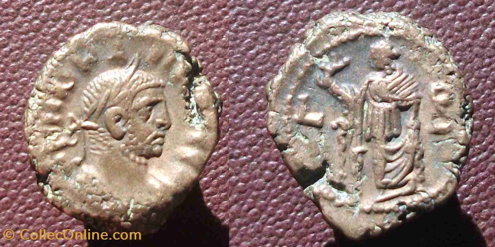 monnaie antique av jc ap romaine provinciale carin tetradrachme alexandrie elpis l b