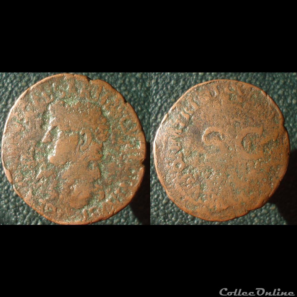monnaie antique romaine germanicus as