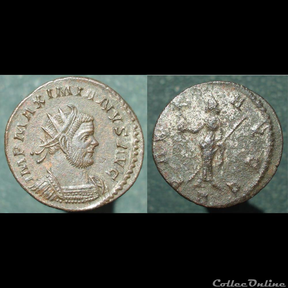 monnaie antique av jc ap romaine republicaine imperiale maximien antoninien lyon pax
