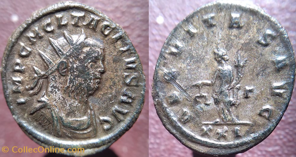 monnaies antiquite av jc ap romaines republicaines imperiales tacite antoninien aurelianus aeqvitas
